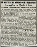 Ouest France du 18 janvier 1947